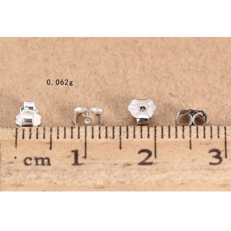 Заглушки для сережек из серебра 100% пробы аксессуары ювелирных изделий сделай сам