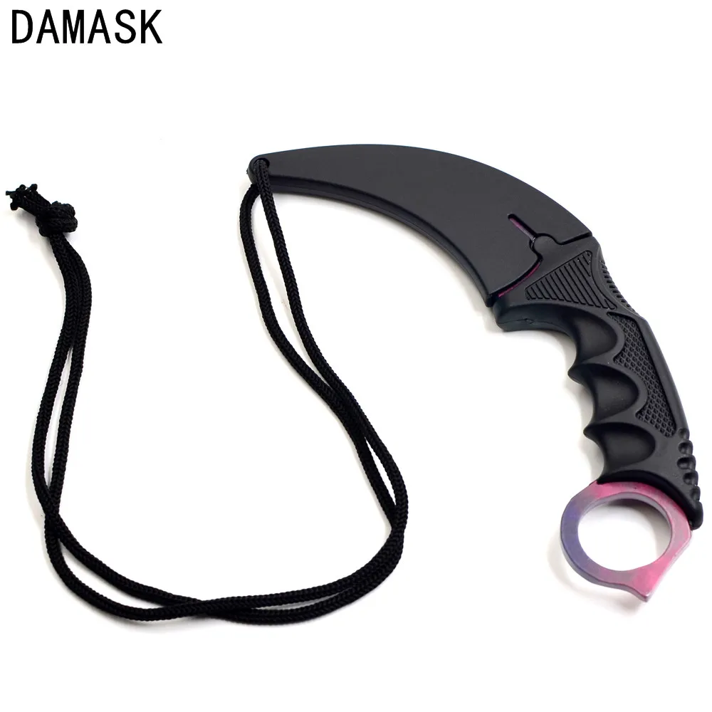 CS GO Counter Strike Top инструменты Karambit Фиксированное Лезвие Нож Самозащита кемпинг