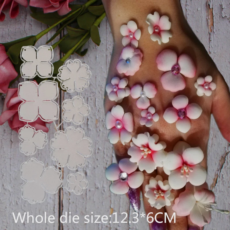Металлические Вырубные штампы в форме цветка вырезанная форма 2019 новый дизайн
