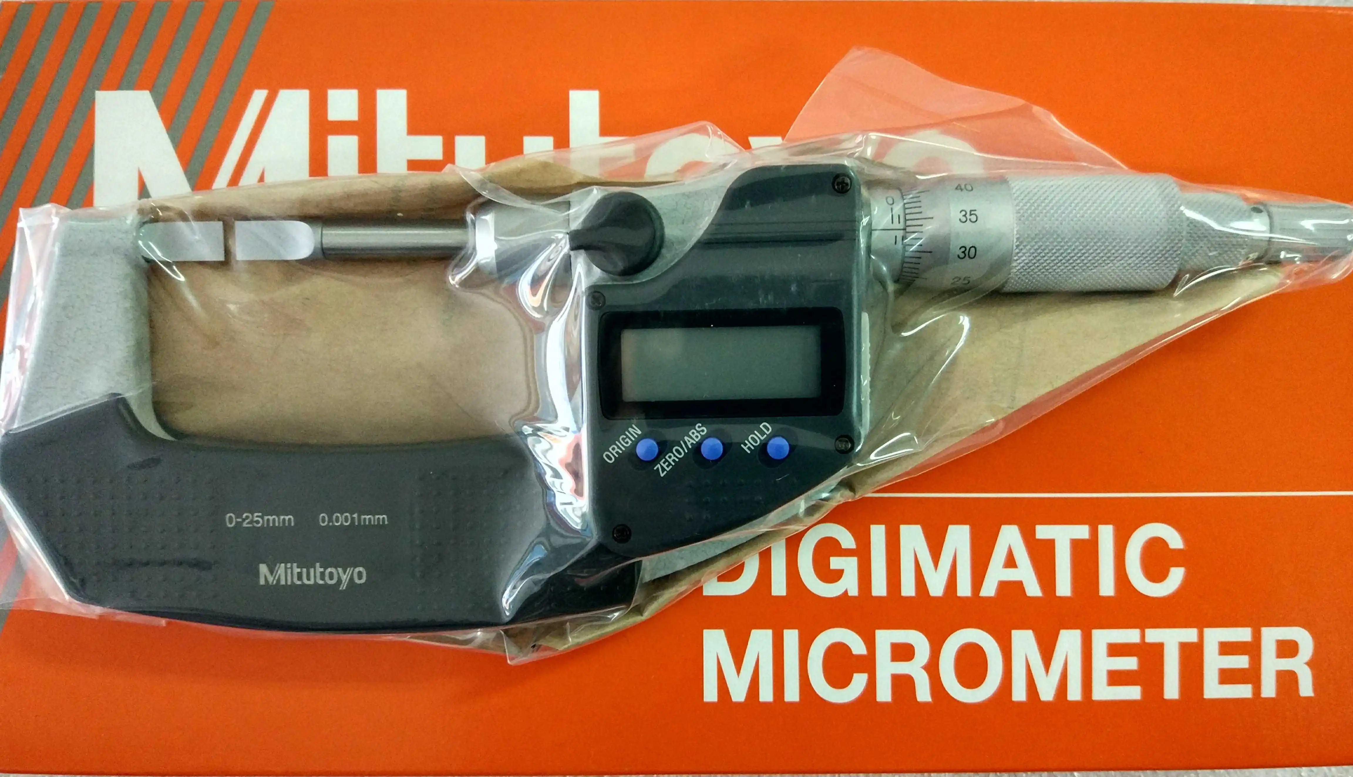 Mitutoyo 422-270-30BLM-25MXW 422-271-30 BLM-25MXW/. 4T диапазон 0-25 мм/0,001 не вращающийся шпиндель лопасти Микрометры Быстрая