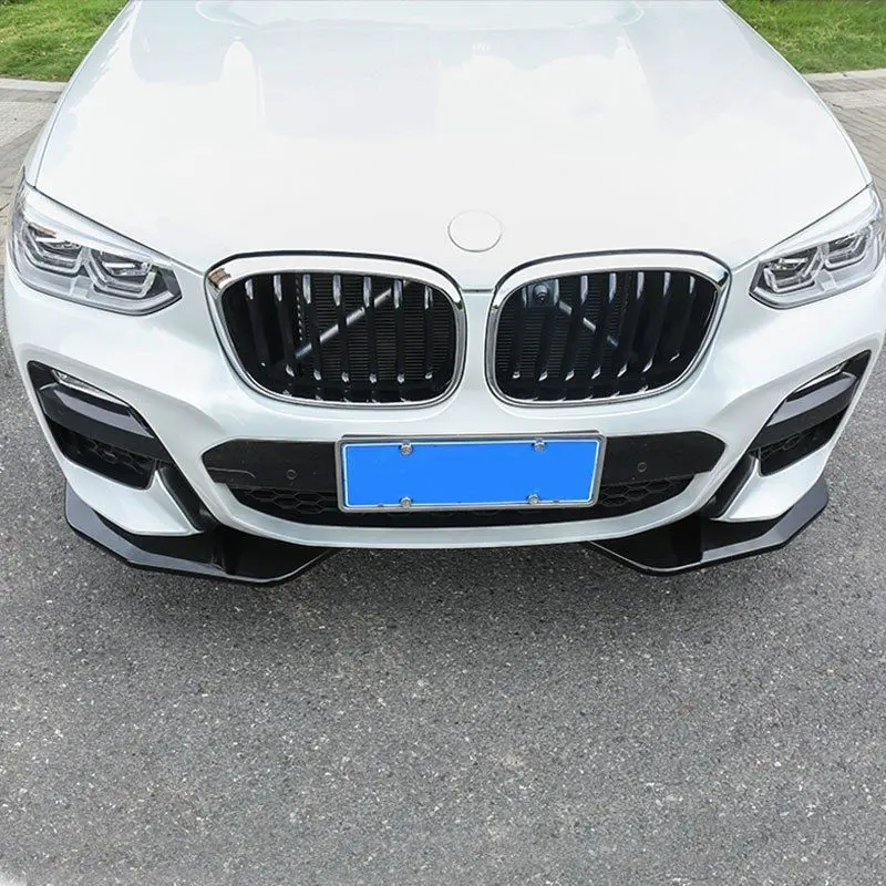 X3 abs передняя губа бампер разветвитель для bmw x3 2018-up Стиль | Автомобили и мотоциклы