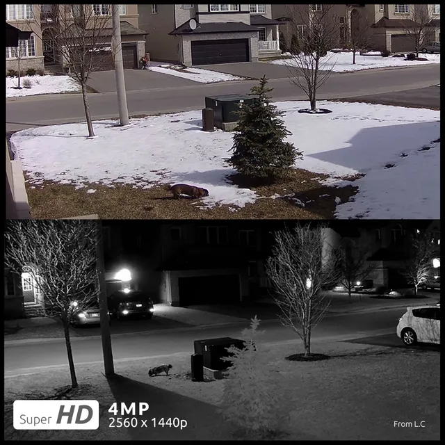 PoE IP camera 4MP Built-in Microphone Dome HD Security Camera IR Night vision outdoor IP66 Waterproof Remote view D400 3