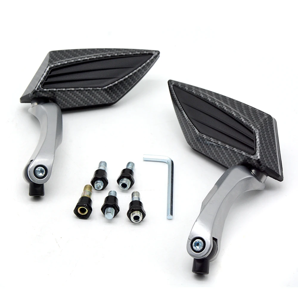 Боковое зеркало заднего вида для мотоцикла 8 дюймов 10 мм honda cb650f cbr125 pcx 125 msx nc750x Yamaha