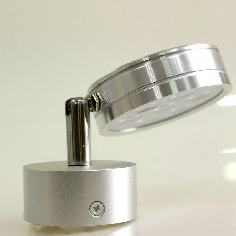 

10pcs/lot Modern Led Wall light for livingroom indoor bedside bedroom home decor downlight Aluminium 110V~220V 7W silver