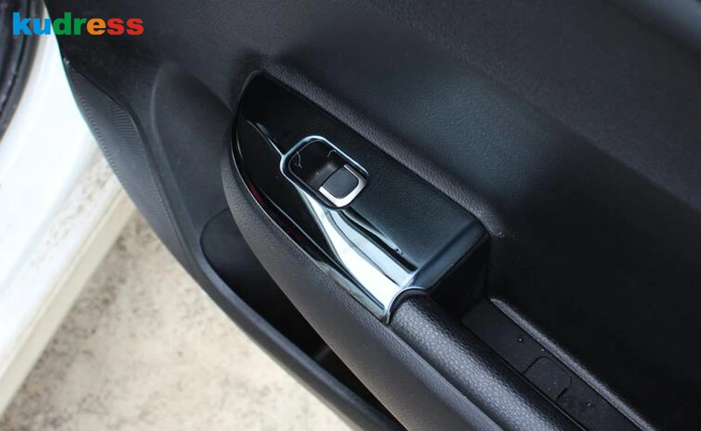 Для Kia Rio 4 2018 2019 седан сталь Авто Стайлинг Кнопка подъема окна переключатель