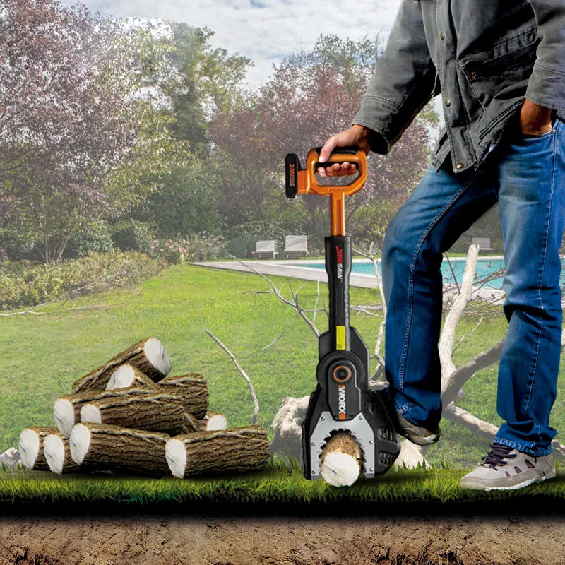 

20V Lithium Battery Electric Chainsaw Family Leisure Garden Electric Saw Portable Chainsaw Wood Cutting Tools 2000/2500mAH