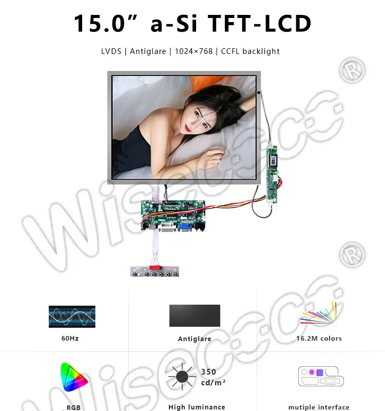 LQ150X1LG81 15 дюймов TFT ЖК-дисплей дисплей 1024*768 с 20 контактный Lvds, HDMI, dvi HDMI управление драйвер платы для ноутбуков