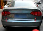Стайлинг автомобиля, 1 шт., молдинговая Крышка для задней двери багажника из нержавеющей стали, облицовка крышки для Audi A4 2008-2012 Седан!