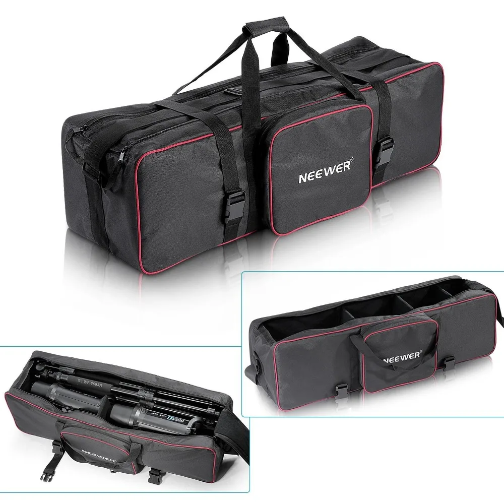 Neewer 39&quotx10&quotx10&quot/100x25x25cm Photo Video Studio Kit Carrying Bag Extra Side Pocket for Light Stands/Boom Stands/Umbrellas |