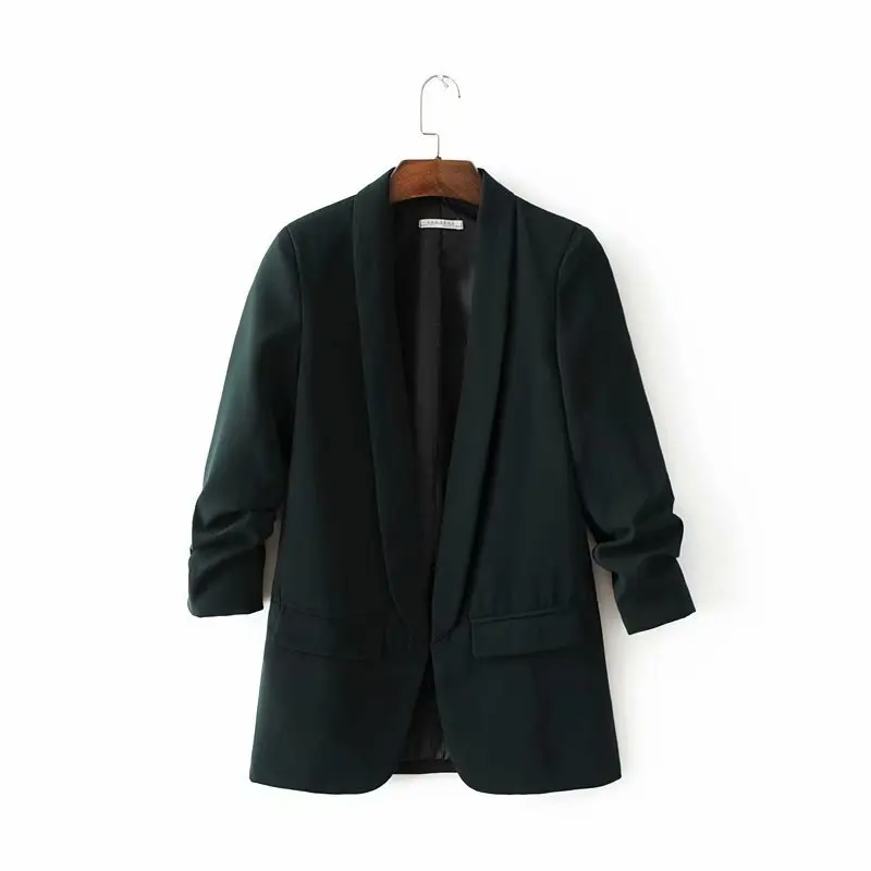 Cross-border 18 new summer in Europe and the wind speed sell pass 27194 vertical fold female jackets | Женская одежда