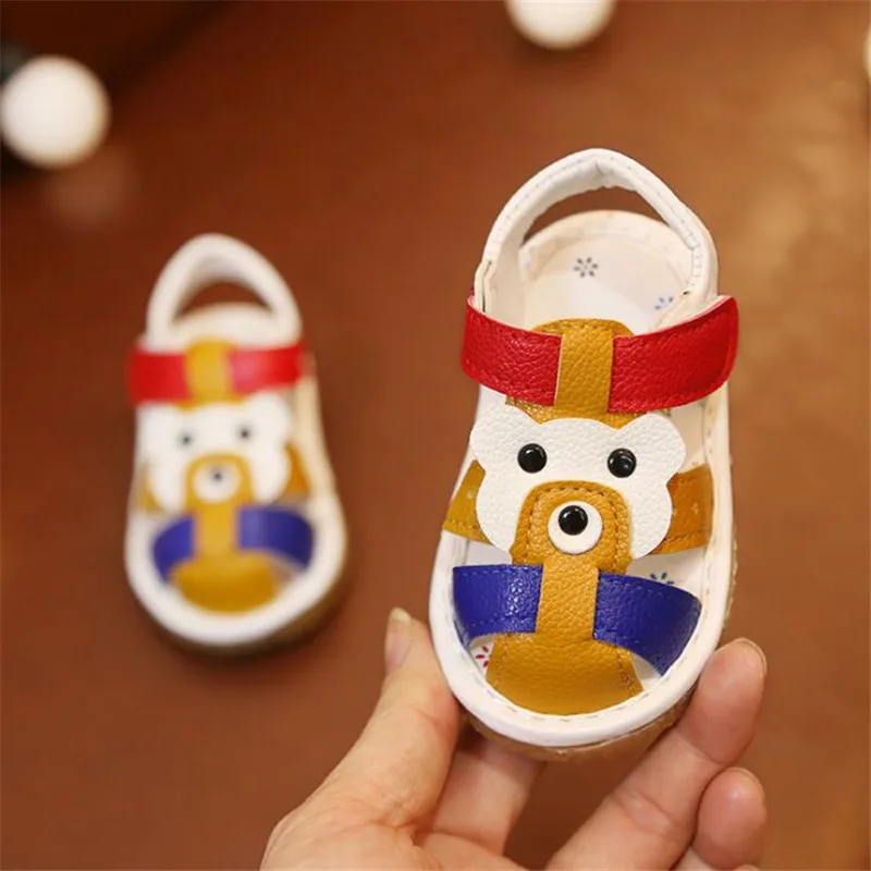 Детская обувь детская лето 2019 детские сандалии для младенцев 0 1 2 лет с мягкой