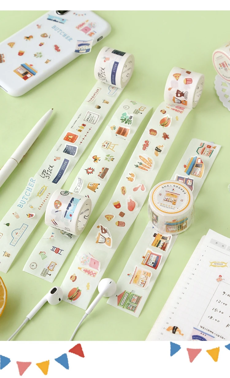 Kawaii Канцелярские товары серии My Life васи клейкая лента DIY Скрапбукинг наклейка этикетка маскирующая лента школьные принадлежности papelaria