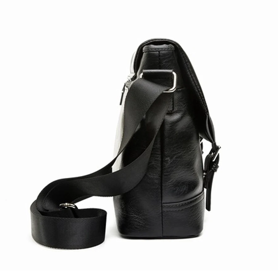 Англия Стиль кожаные мужские сумки через плечо крышка мужчины crossbody высокого