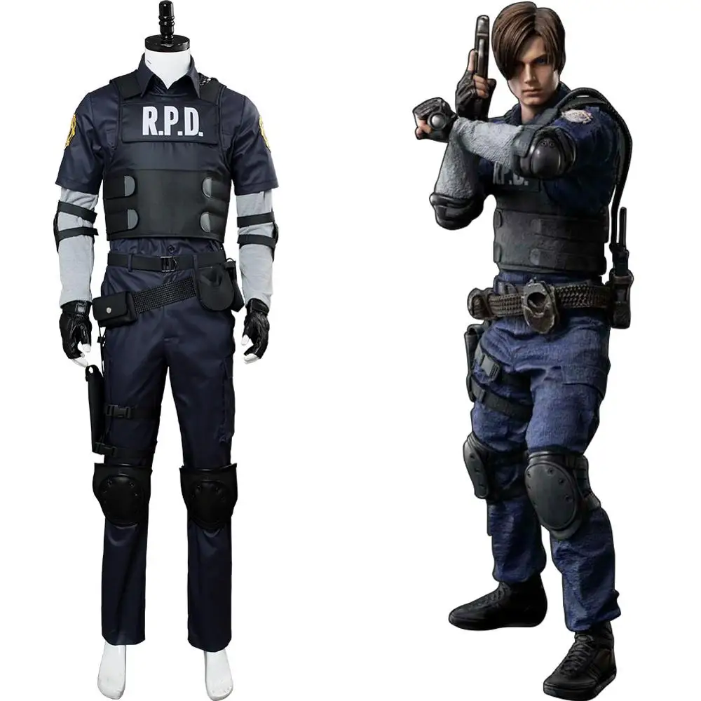

Game Cosplay Leon Scott Kennedy Costume Suit Jacket Clothes Halloween Carnival Cosplay Costumes