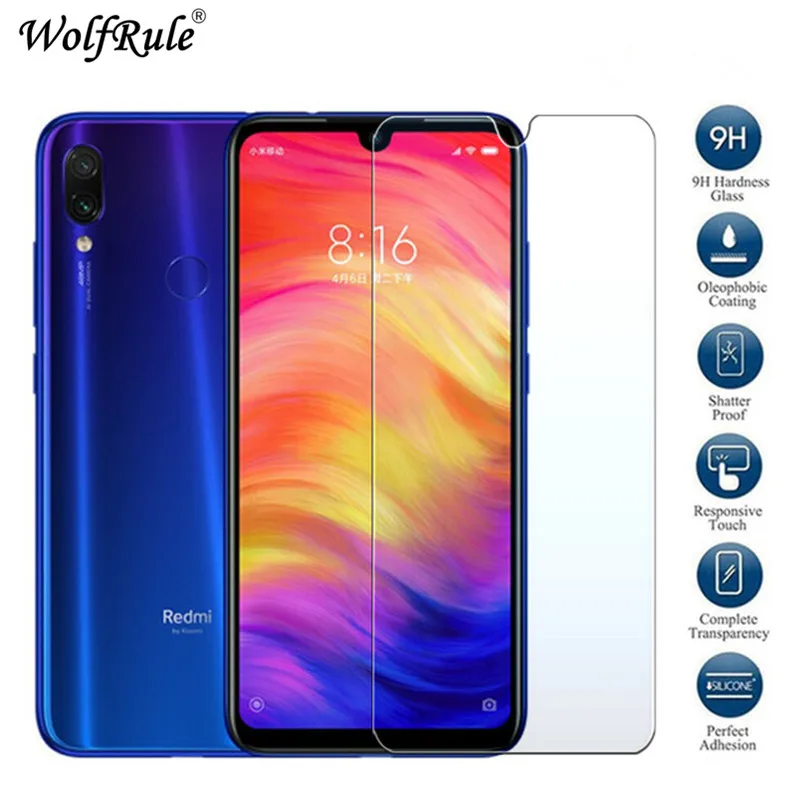 2 шт Защита экрана для Xiaomi Redmi Note 7 Pro стекло защитная пленка ультратонкая