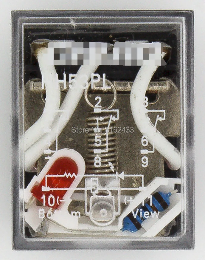 10 шт./лот HH53PL AC 220 В электромагнитное реле со светодиодным индикатором HH53P MY3 серии