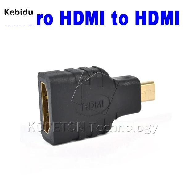 1 шт. мужчина к совместимому с HDMI переходник внутренней резьбой Micro HD золотое