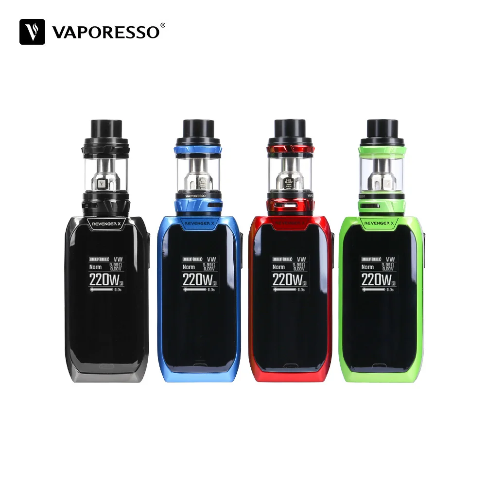 Оригинальный Vaporesso Revenger X комплект 220 Вт с 5 мл NRG Vape Tank и box Mod VS электронные