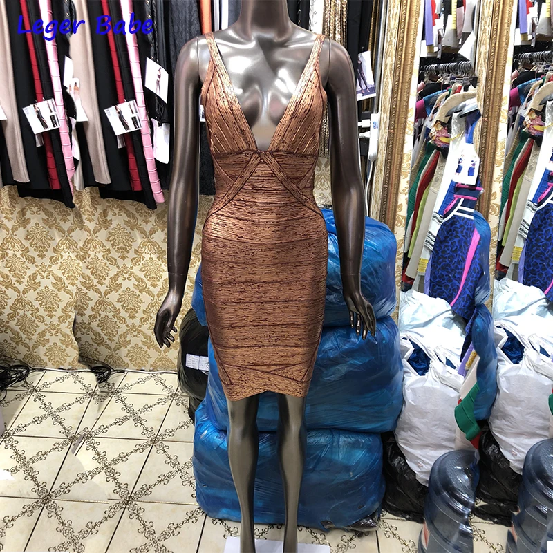 Herve Leger Babe 2018 новые летние пикантные Bronzing бинты платье Спагетти ремень мини без