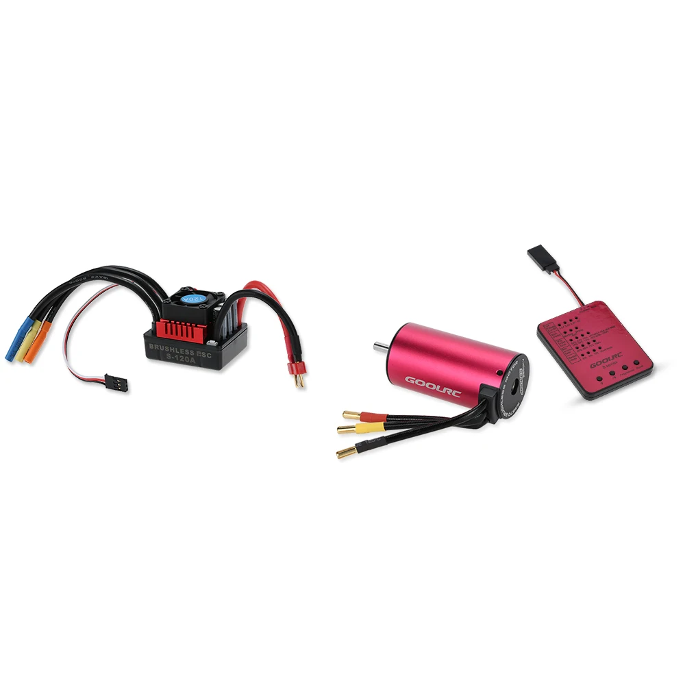GoolRC S3670 2850KV бесщеточный двигатель 120A бесщеточный ESC и программная карта комбо набор для 1/8 RC автомобиль грузовик