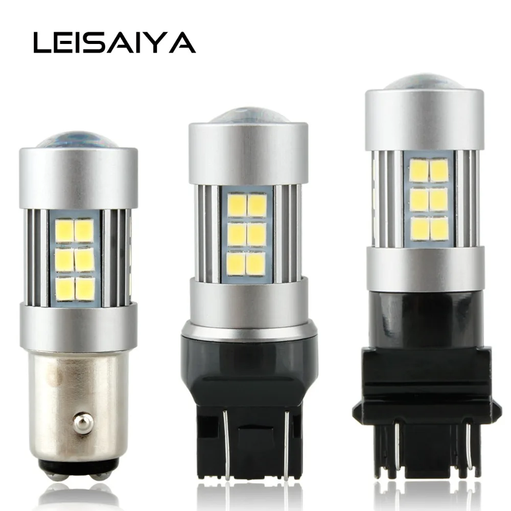 1 шт. T20 7443 W21/5 Вт T25 3157 P27/7 1157 Bay15d BAZ15D P21/5 розетка 27 2835 SMD СВЕТОДИОДНЫЙ Автомобильный