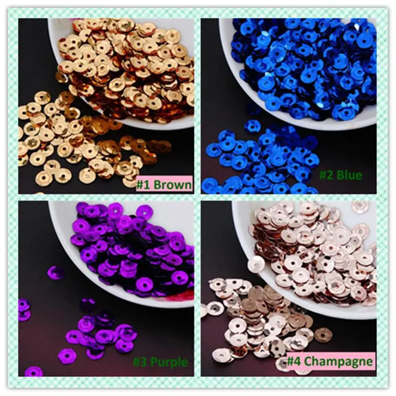 8 мм однотонная круглая чашка блестки для альбом вырезок рукоделия и шитья сделай