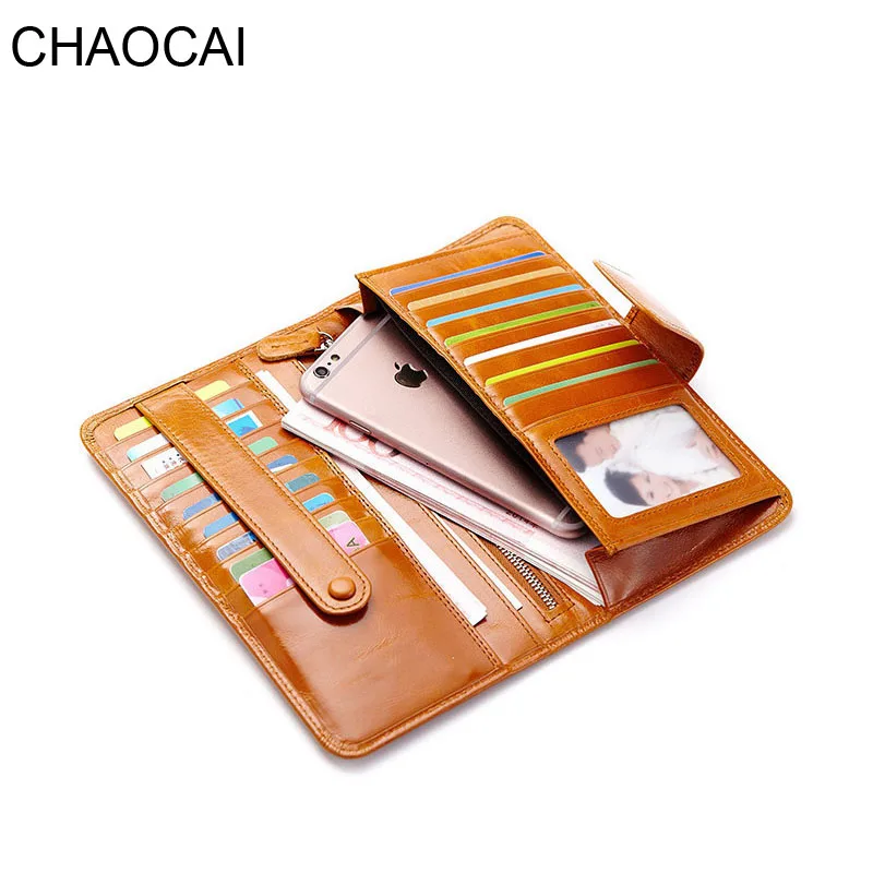 fashion women wallet genuine leather oil wax purse men evening bag vintage new design colors | Багаж и сумки