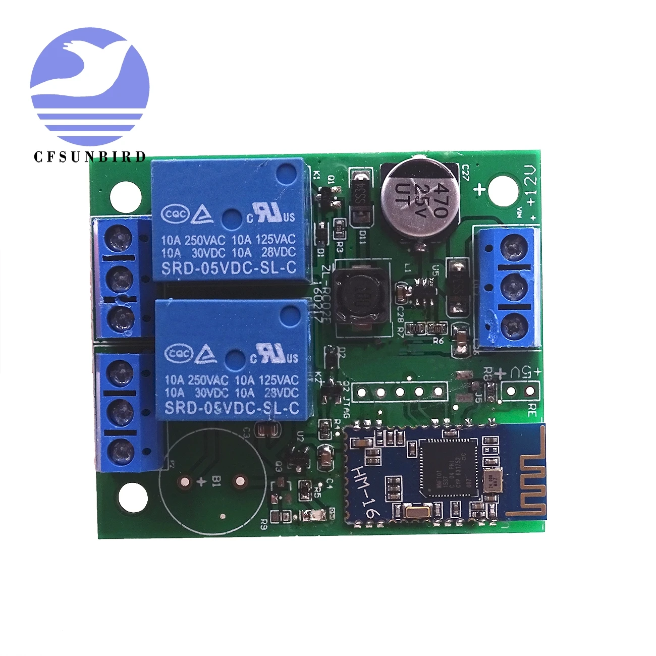 CFsunbird 2-канальный релейный модуль Bluetooth 4 0 BLE для Apple Android Phone IOT | Электронные