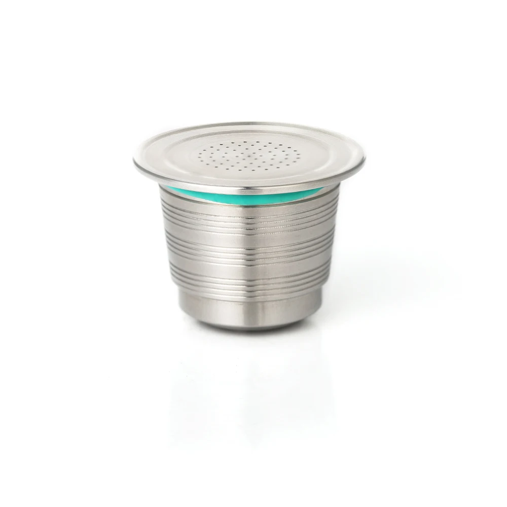 Нержавеющая сталь металл Nespresso многоразовый Кофе фильтр чашка капельница многоразового использования капсула для Nespresso машина с 1 ложкой 1 щеткой