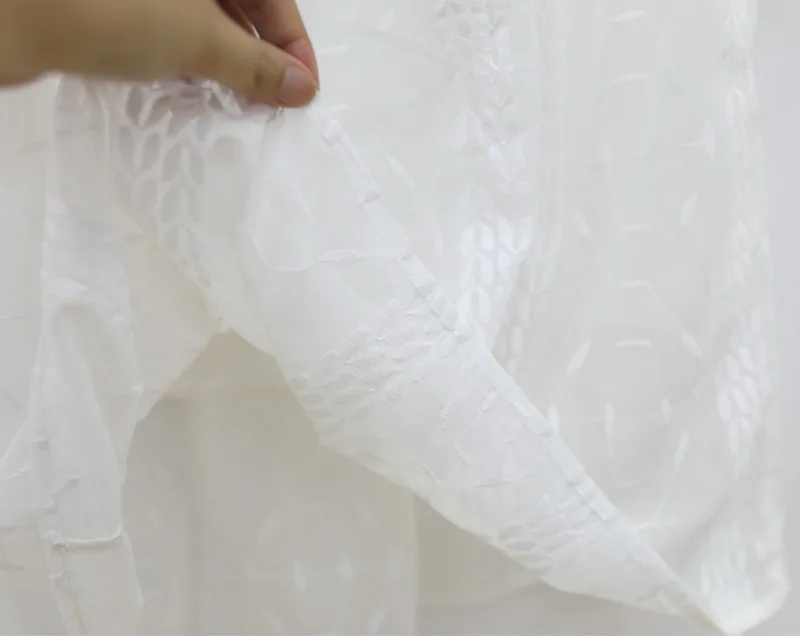 Girls Dress Autumn New Children Princess Dress White Long Sleeve Embroidered Fairy Kids Cute Dress Children Clothes#5307
