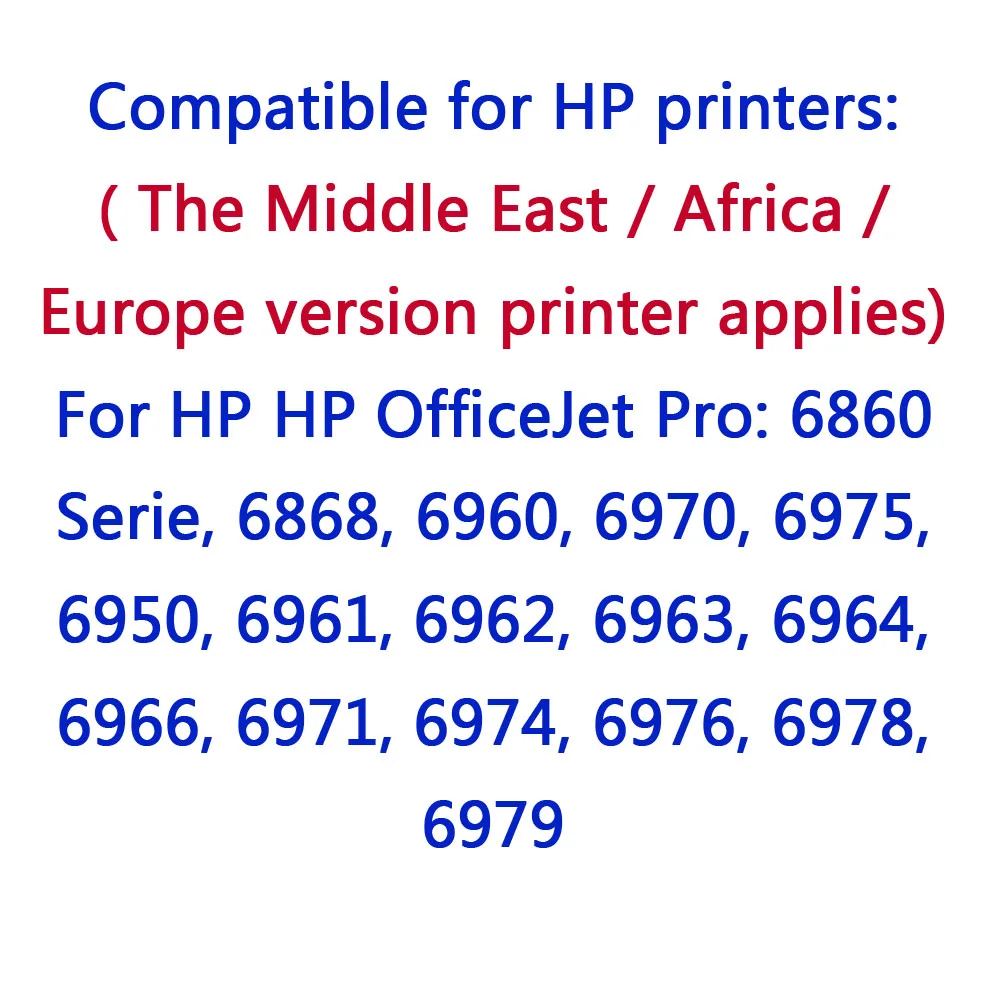 4 упаковки совместимые с чернильными картриджами 903XL для принтера HP 903 XL OfficeJet 6950
