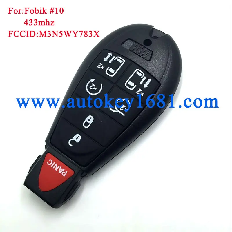 Автомобильный ключ для автомобиля chrysler dodge jeep town Fobik Commander смарт карта 434 МГц пульт