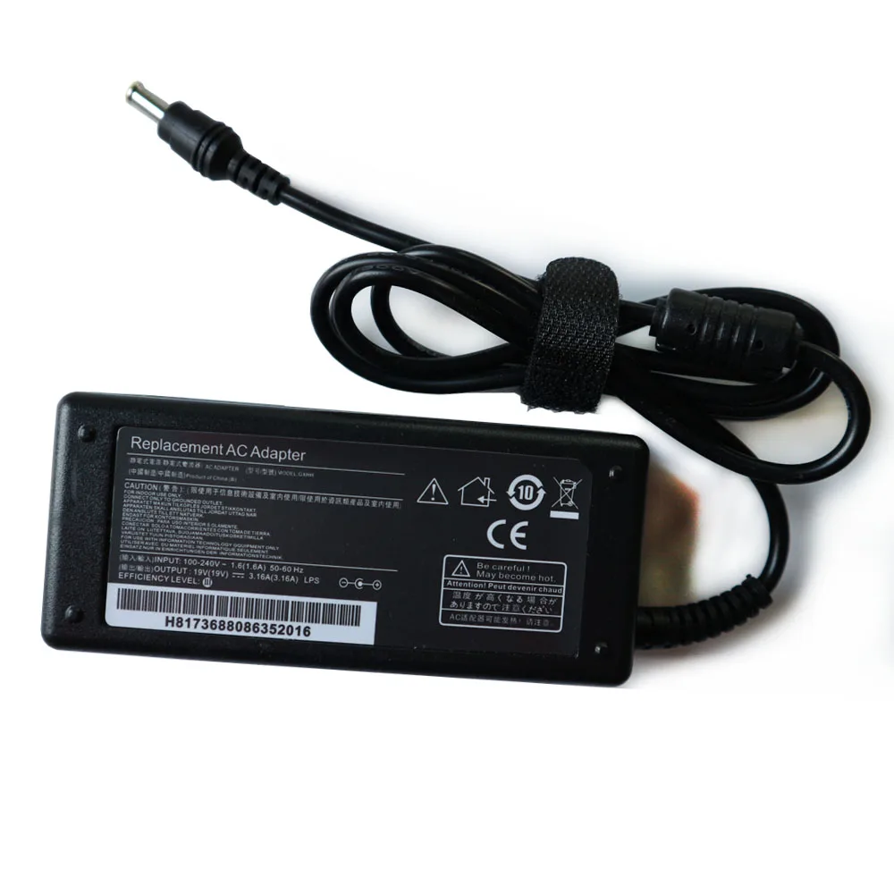 Адаптер питания для ноутбука samsung 19 в 3 16 А 60 Вт|laptop adapter|19v 3.16a 60w19v |