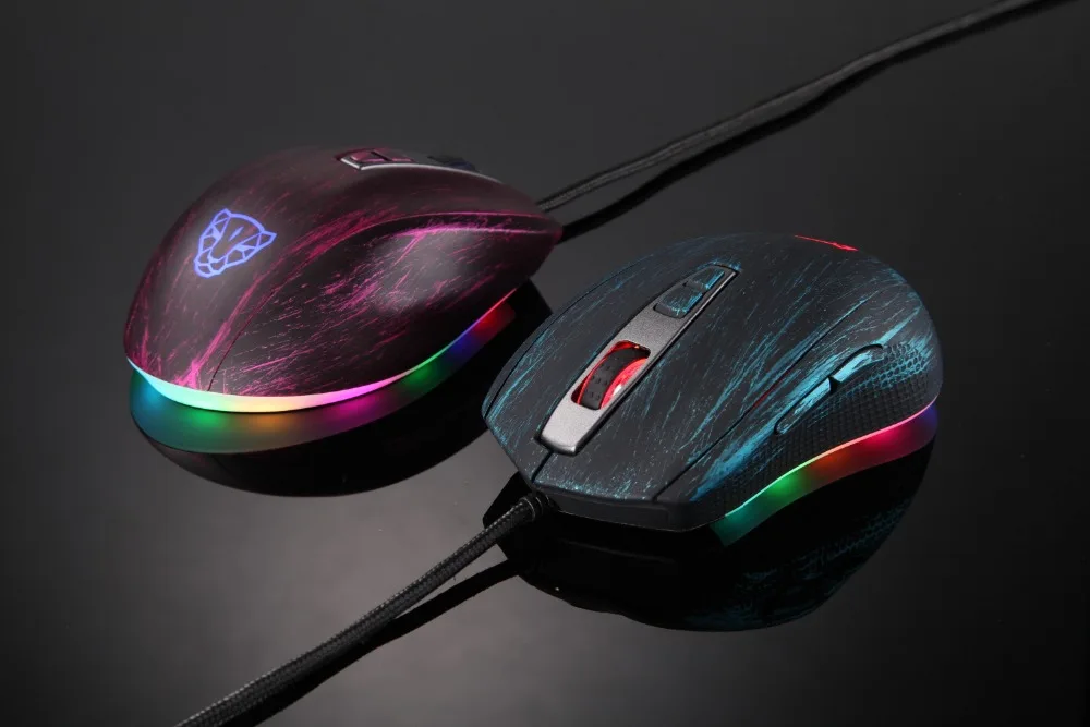 Новое поступление Motospeed V60 5000 dpi Проводная игровая мышь 7 клавиш Сверхбыстрая Pmw3325 Высокоточный оптический двигатель 100 дюймов/с