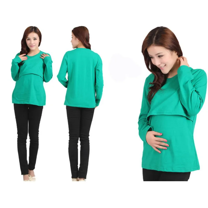 Moms Fashion Pregnancy Maternity Clothes Tops/T-shirt Breastfeeding Shirt Nursing Tops for Pregnant Women | Мать и ребенок