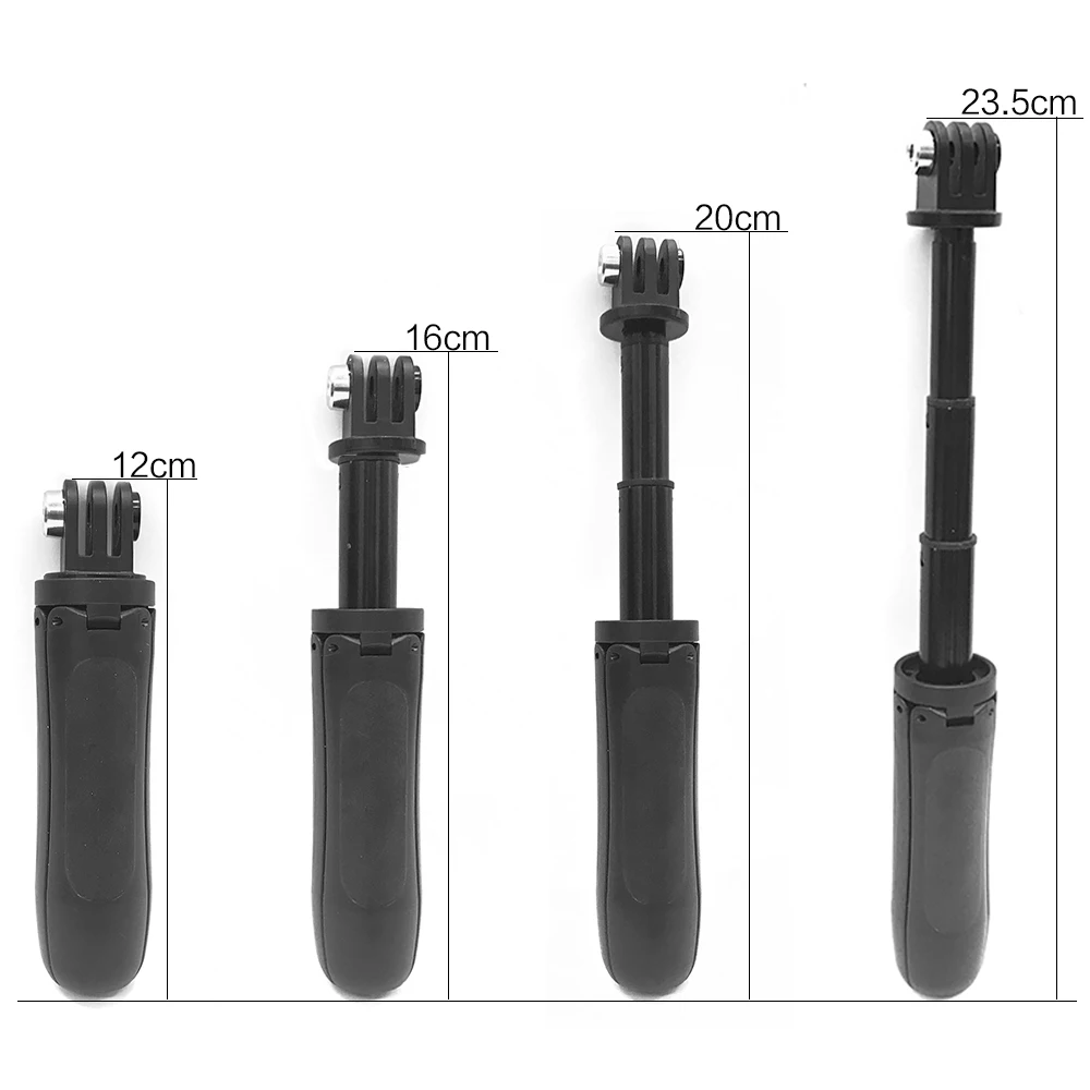 TUYU Handheld Mini Tripod Mount Selfie Stick Extendable Monopod for Gopro Hero 8 7 6 5 SJCAM Xiaomi YI 4k EKEN Sony Sport Camera |