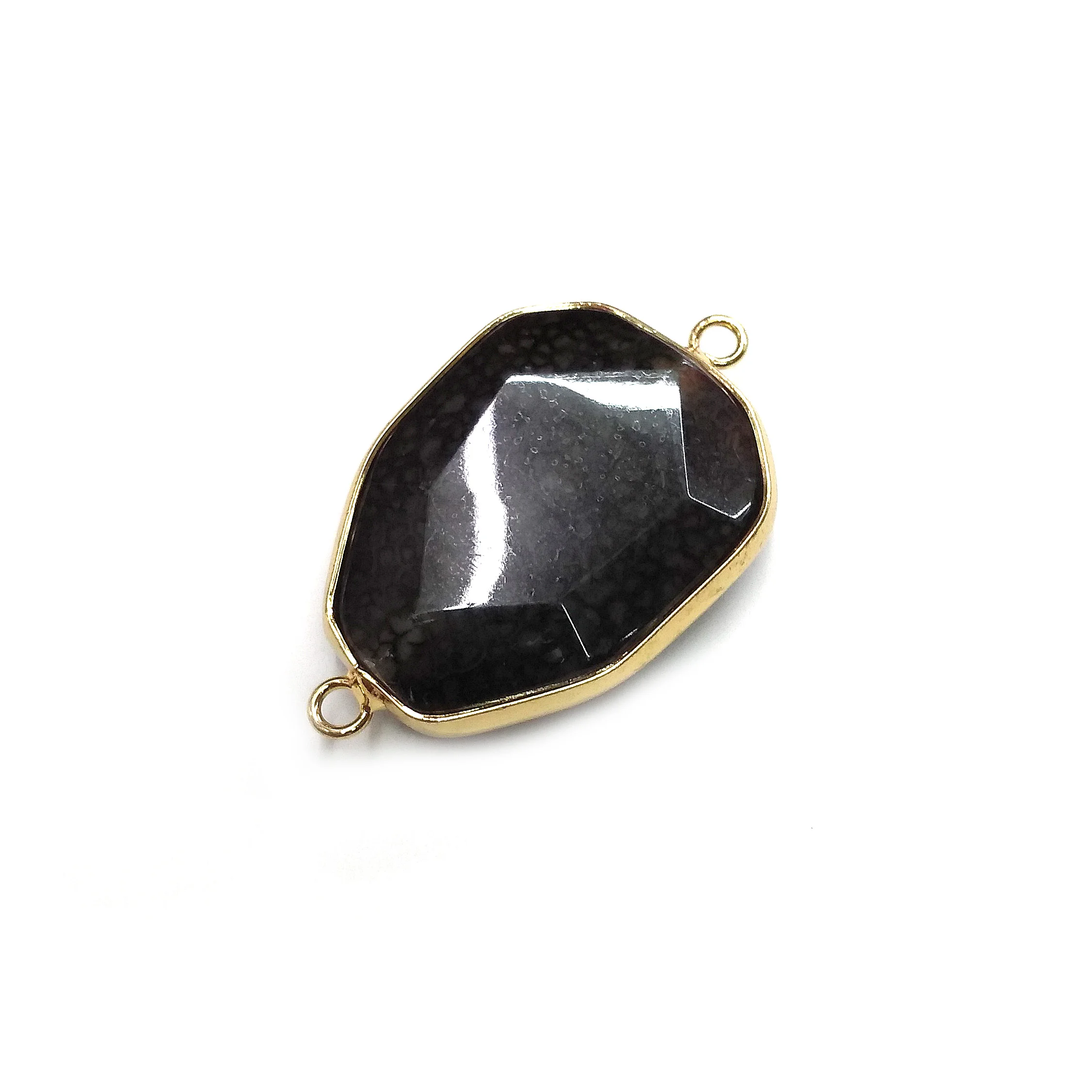 

Natural Agates Pendants Charms Connector Pendants for Jewelry Making DIY Accessories Fit Necklaces Size 22x40mm