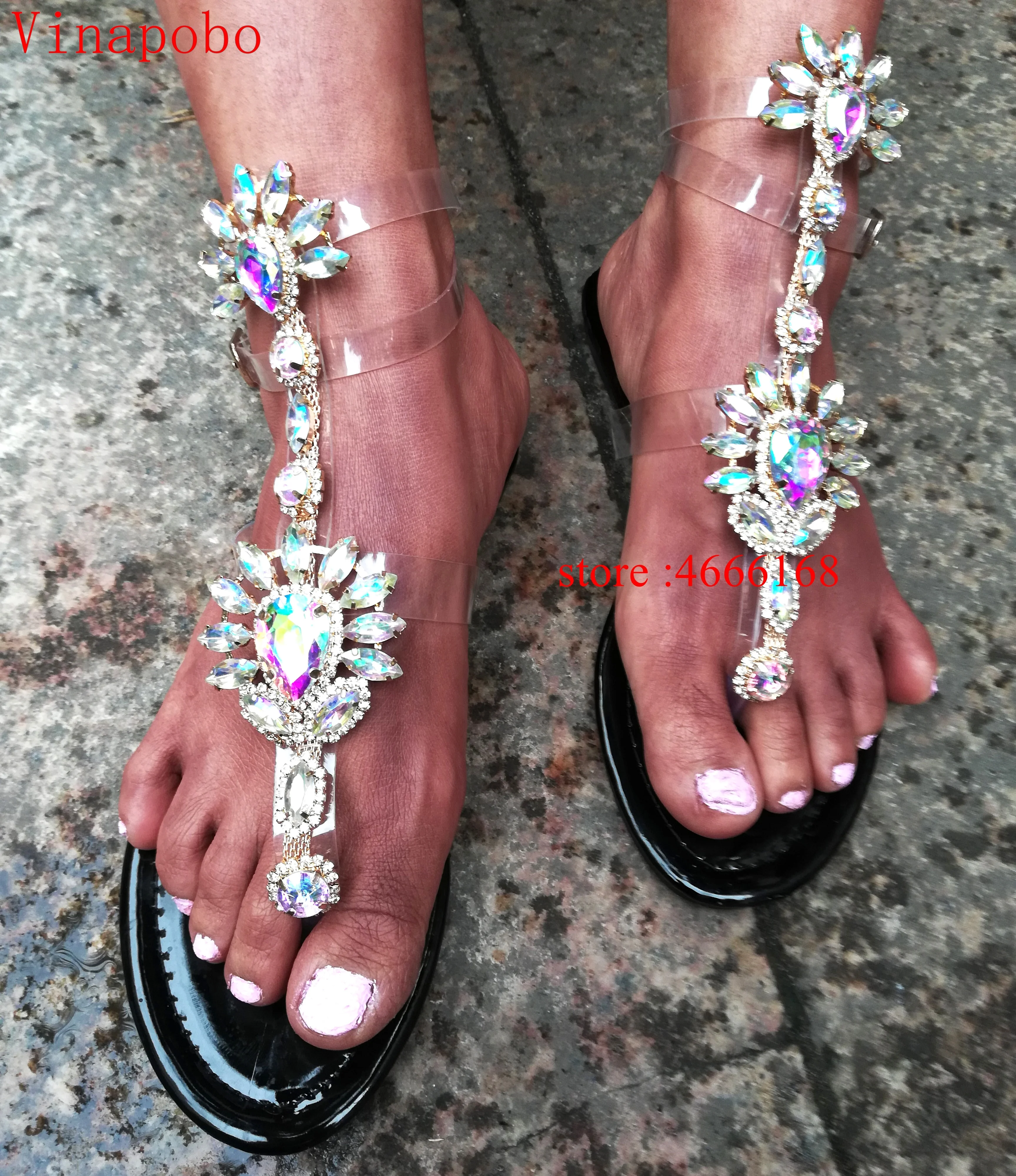 2019 женская обувь женские босоножки прозрачные стразы цепочки на плоской подошве