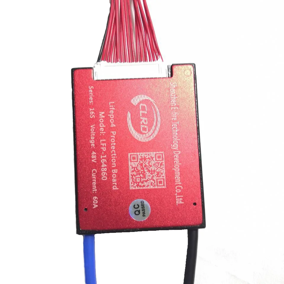 16S 48V 20A 25A 35A 45A 60A BMS система управления батареей PCM PCB для Lifepo4 Аккумуляторный блок с балансом