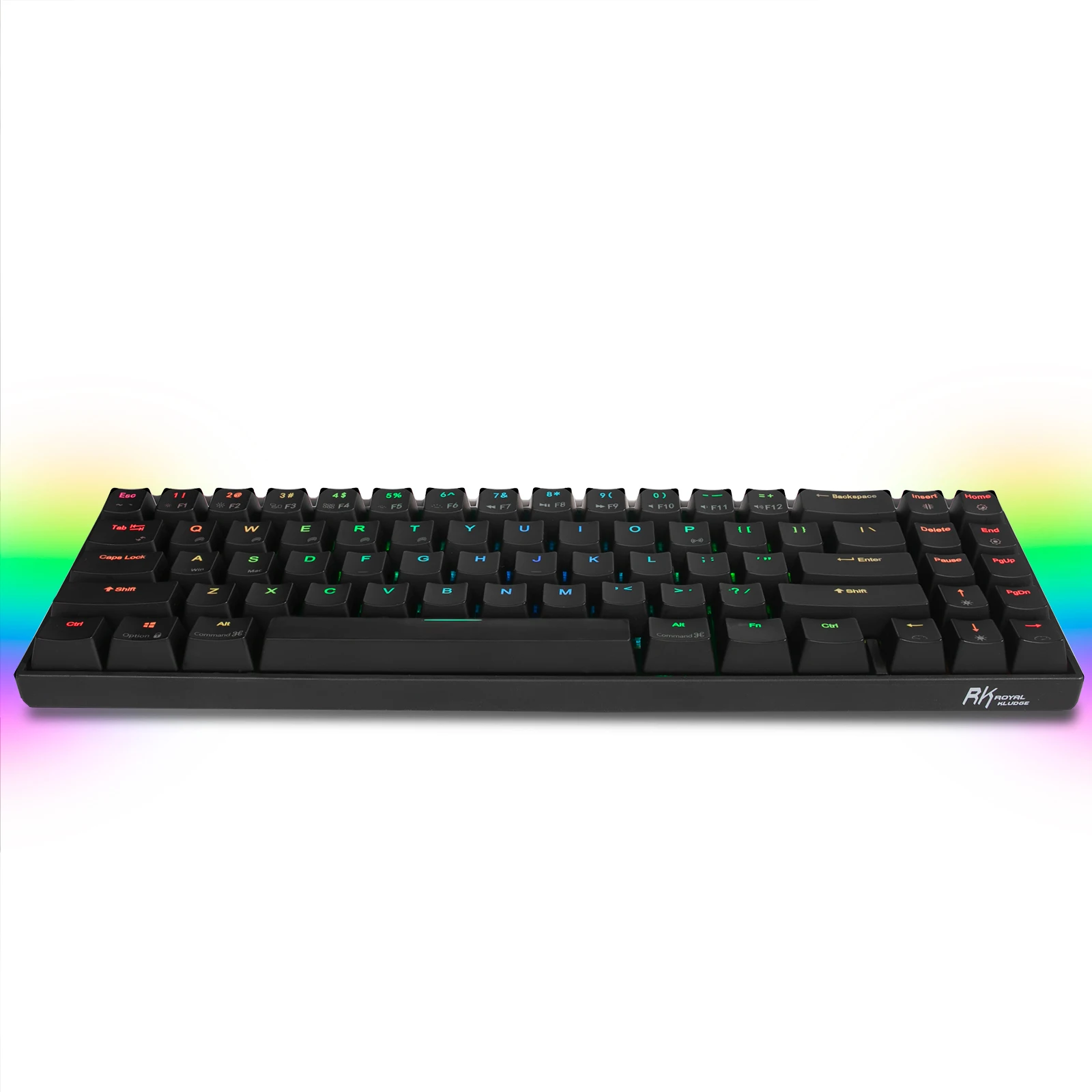 Механическая клавиатура RK71 RGB с подсветкой 71 клавиши маленькая компактная