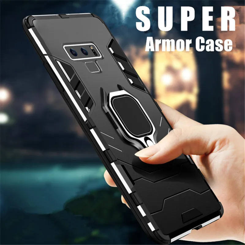 sfor Phone case Samsung A7 2018 Case Cover for galaxy A750 Finger Ring Shell Bumper Armor | Мобильные телефоны и