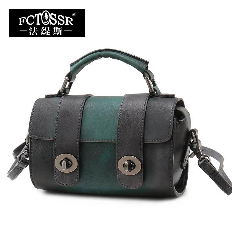 Маленькая сумка мессенджер из натуральной кожи в стиле ретро 2019|flap bag|leather shoulder