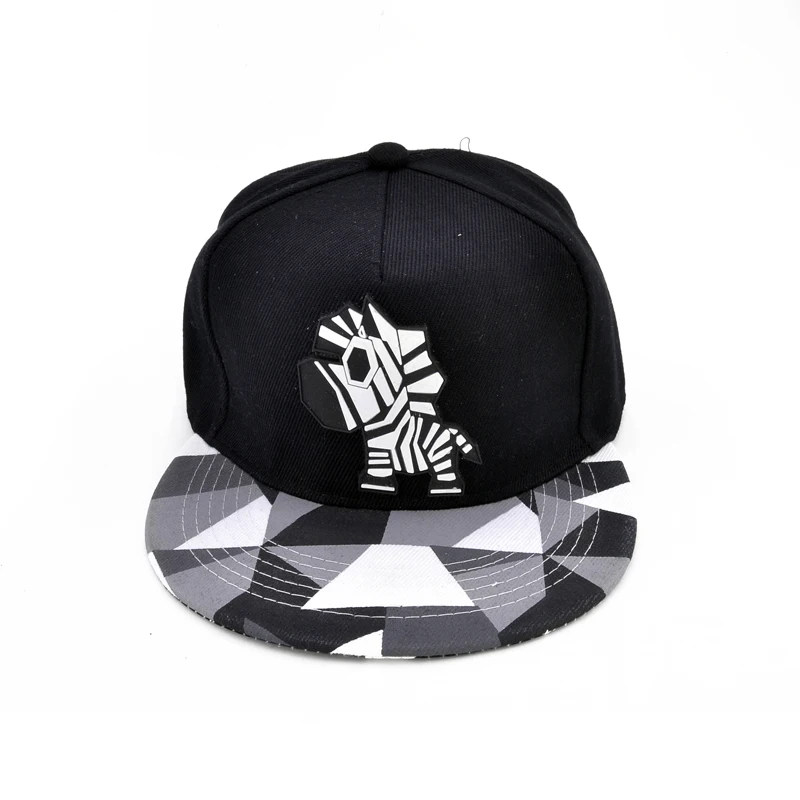 

fashion summer lovers baseball cap hip-hop hat male Ms. cute zebra rubber hatsnapback Flat-brimmed hat