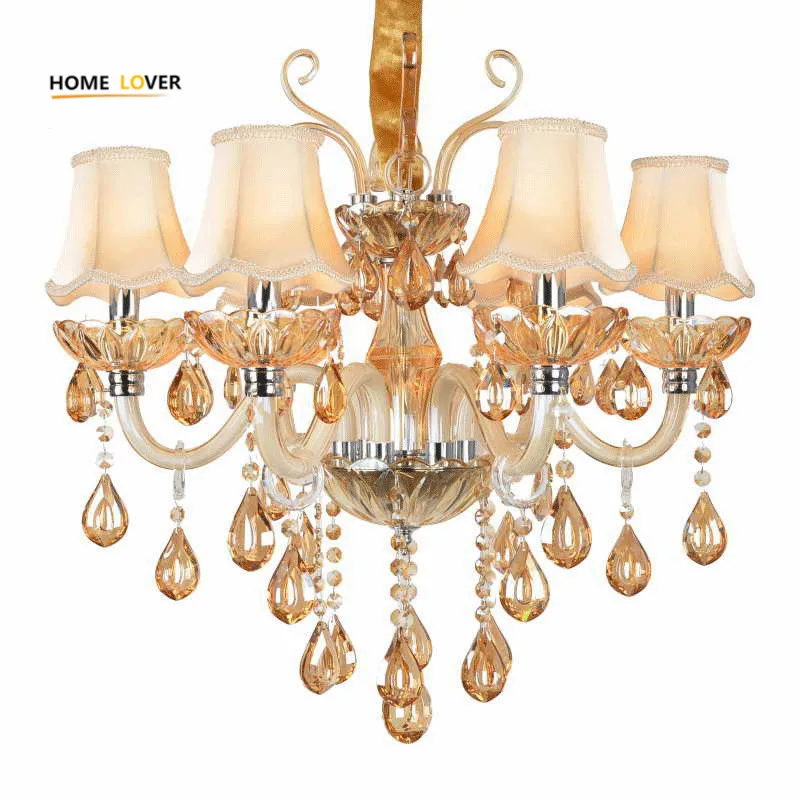 Роскошная хрустальная люстра светильник современные светильники для гостиной