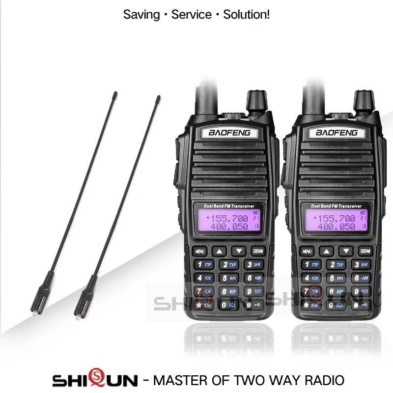 Add 2pcs 771 2 шт. UV-82 8 Вт портативная рация 10 км Baofeng 8 Вт радио двойной VHF UHF портативная радиоантенна UV-82 Amador Walky Talky Baofeng UV 82 UV82 - Цвет: Add 2pcs 771