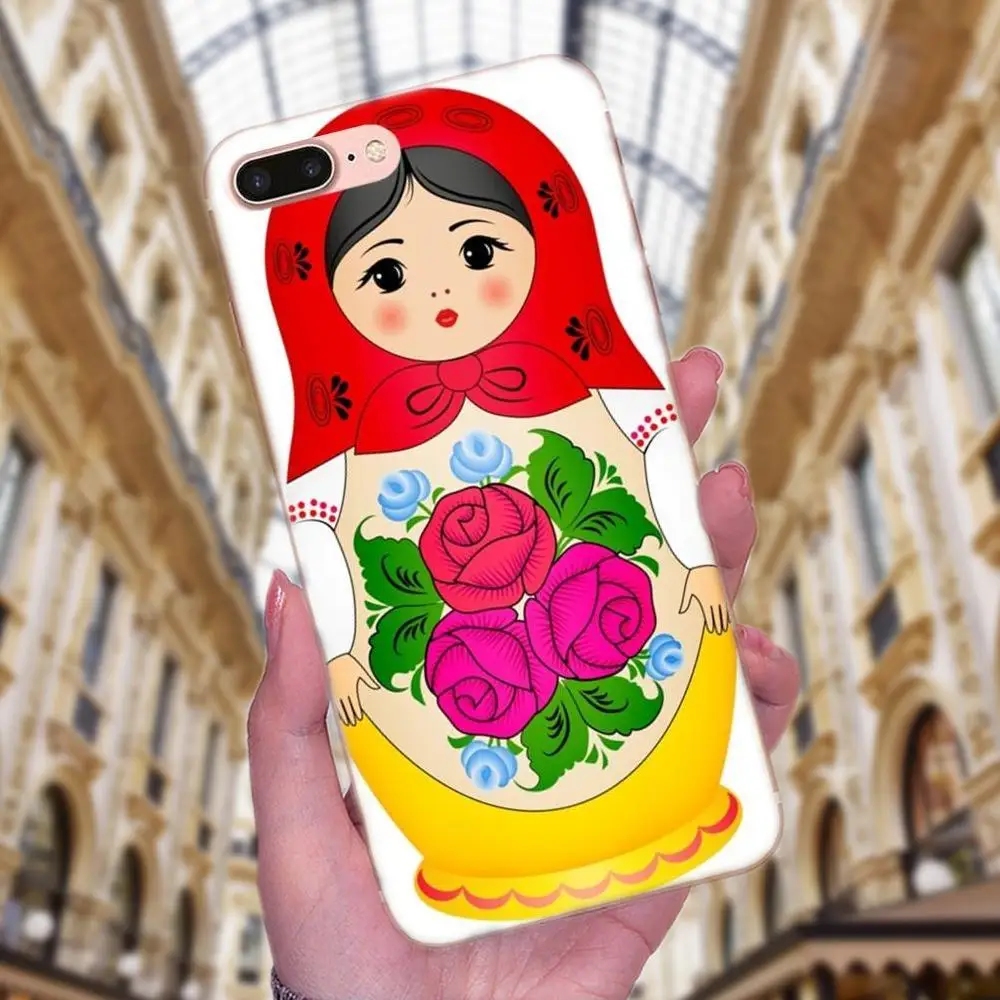 Русская Матрешка прекрасная мягкая ТПУ модная Оригинальная кукла для Xiaomi Redmi Note 2