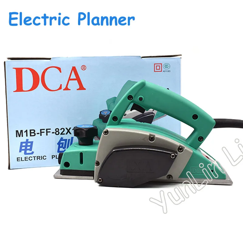 Enlarge Electric Planner Portable 220V 500W Multi-purpose Woodworking Planer Household Woodworking Planer Machine M1B-FF-82X1