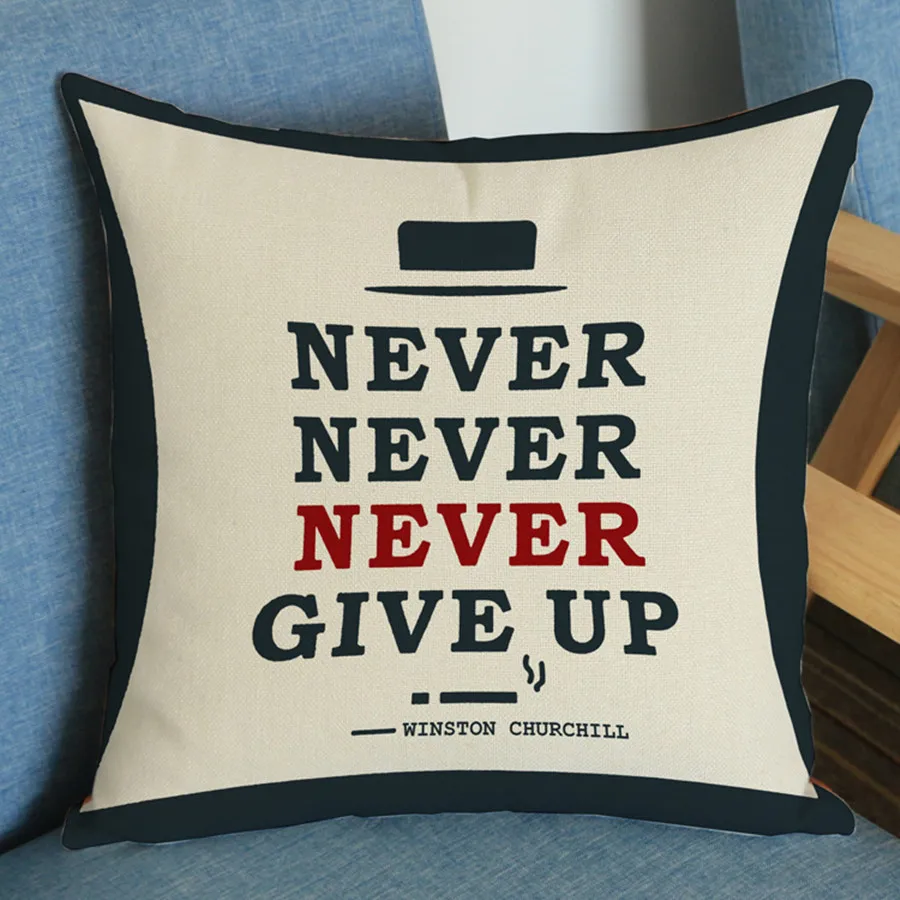 Декоративные подушки с разноцветными буквами хлопок льняные наволочки для