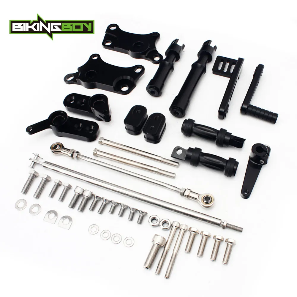 BIKINGBOY Forward Control для Harley Sporster 883 1200 Custom XL1200C XLH Sport Hugger Roadster Deluxe подножки|Подставки под