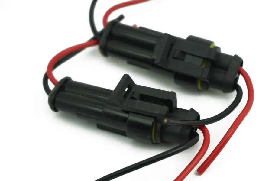 10 шт./лот 2 Pin Way водонепроницаемый электрический провод разъем клеммы HID Морская